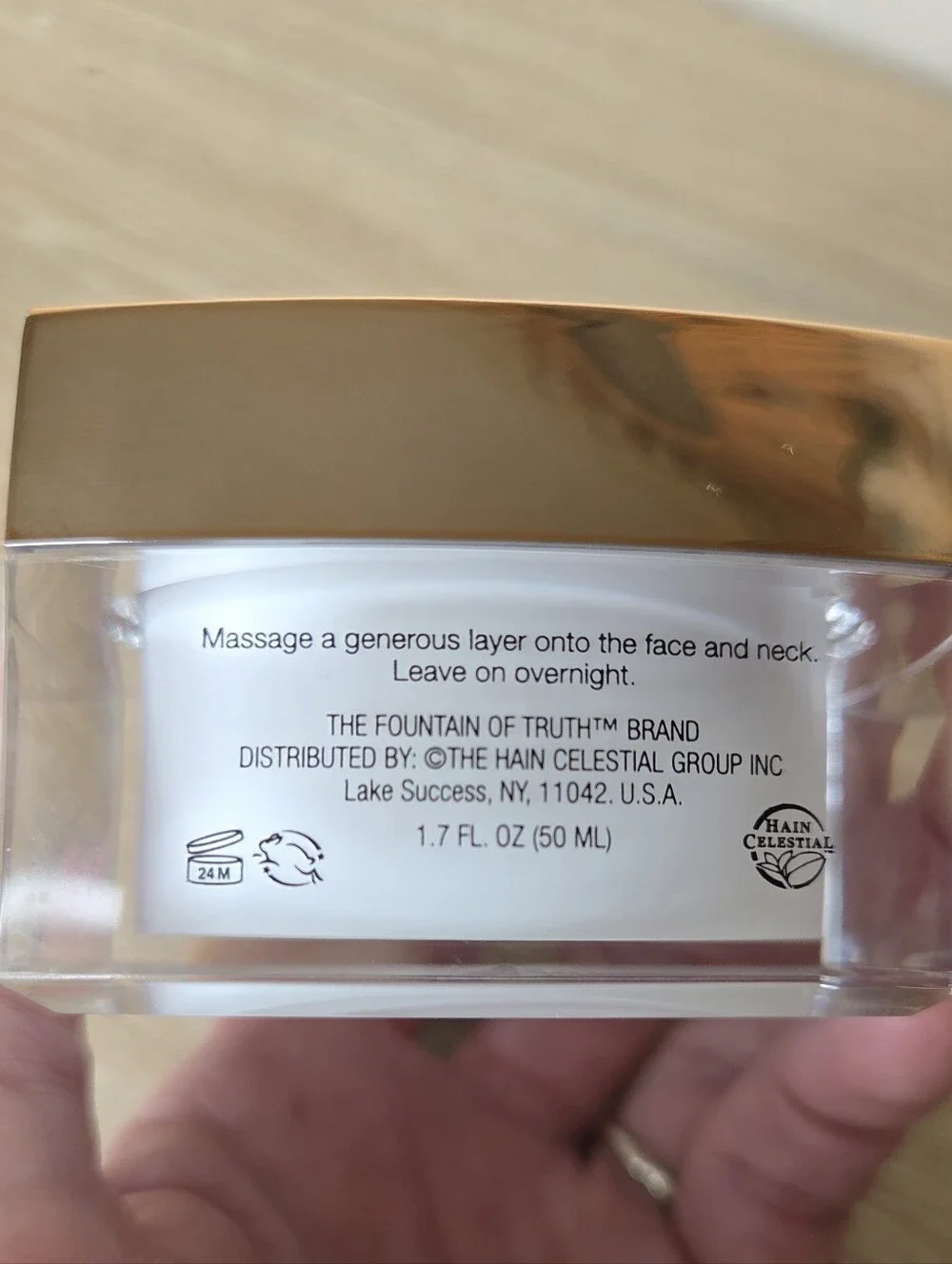 Fountain of Truth Dream Cream Overnight Repair Mask 1.7 oz Clean NEW in Box